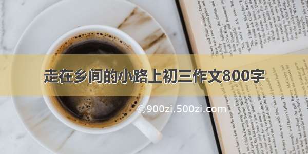 走在乡间的小路上初三作文800字