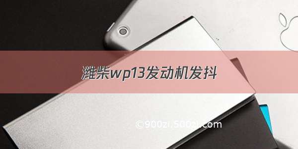 潍柴wp13发动机发抖