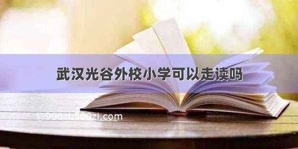 武汉光谷外校小学可以走读吗