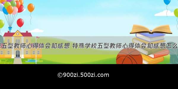 特殊学校五型教师心得体会和感想 特殊学校五型教师心得体会和感想怎么写(六篇)