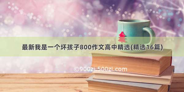 最新我是一个坏孩子800作文高中精选(精选16篇)