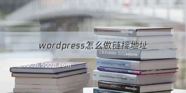 wordpress怎么做链接地址