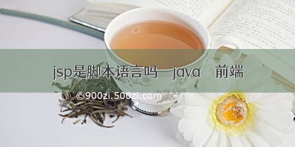 jsp是脚本语言吗 – java – 前端