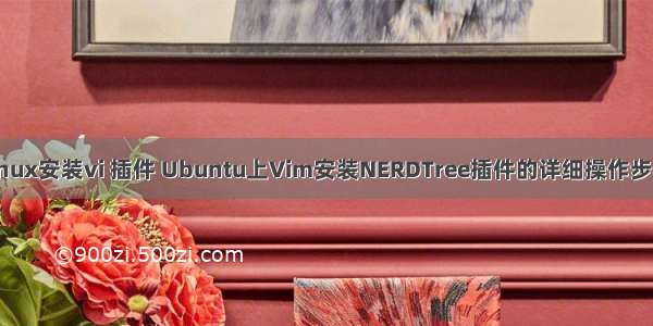 linux安装vi 插件 Ubuntu上Vim安装NERDTree插件的详细操作步骤