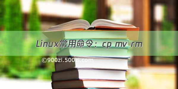 Linux常用命令：cp mv rm