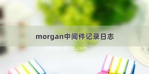 morgan中间件记录日志