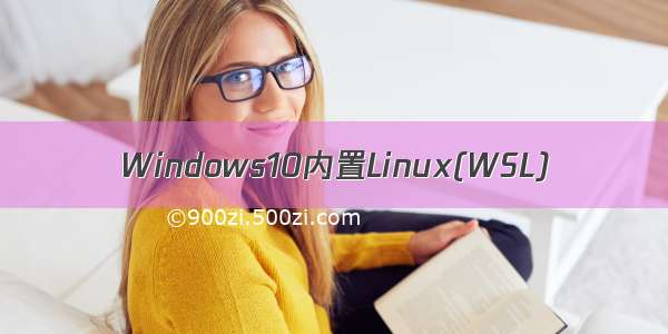 Windows10内置Linux(WSL)