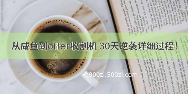 从咸鱼到offer收割机 30天逆袭详细过程！