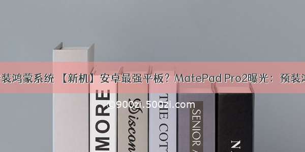 小米平板安装鸿蒙系统 【新机】安卓最强平板？MatePad Pro2曝光：预装鸿蒙OS | 小