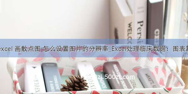 excel 画散点图 怎么设置图片的分辨率_Excel处理临床数据：图表篇