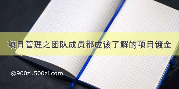 项目管理之团队成员都应该了解的项目镀金