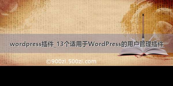 wordpress插件_13个适用于WordPress的用户管理插件