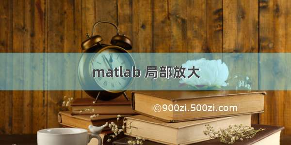 matlab 局部放大