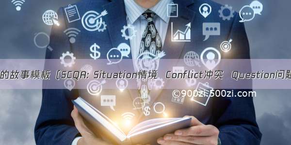 写作小技能：写序言的故事模板（SCQA: Situation情境  Conflict冲突  Question问题  Answer回答。）
