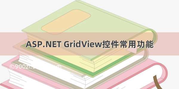 ASP.NET GridView控件常用功能