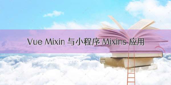 Vue Mixin 与小程序 Mixins 应用