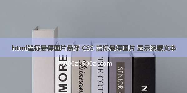 html鼠标悬停图片悬浮 CSS 鼠标悬停图片 显示隐藏文本