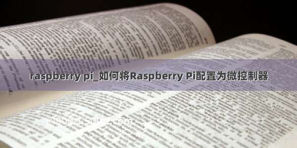 raspberry pi_如何将Raspberry Pi配置为微控制器