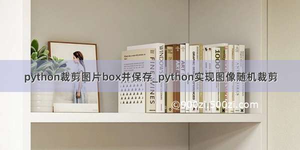 python裁剪图片box并保存_python实现图像随机裁剪
