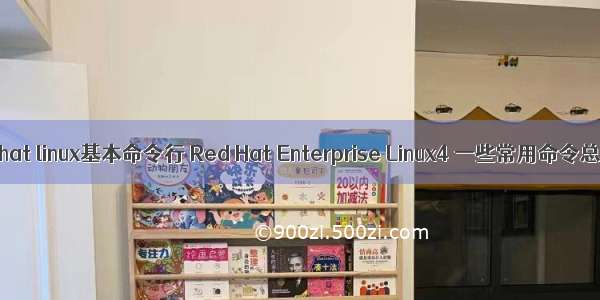 red hat linux基本命令行 Red Hat Enterprise Linux4 一些常用命令总结