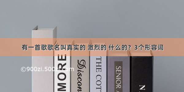 有一首歌歌名叫真实的 激烈的 什么的？3个形容词