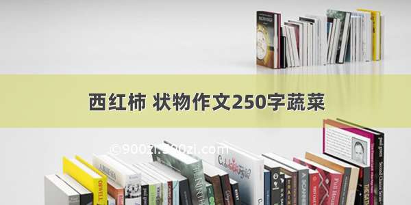 西红柿 状物作文250字蔬菜