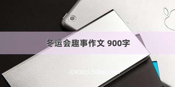 冬运会趣事作文 900字