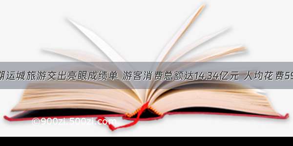 国庆假期运城旅游交出亮眼成绩单 游客消费总额达14.34亿元 人均花费593.79元