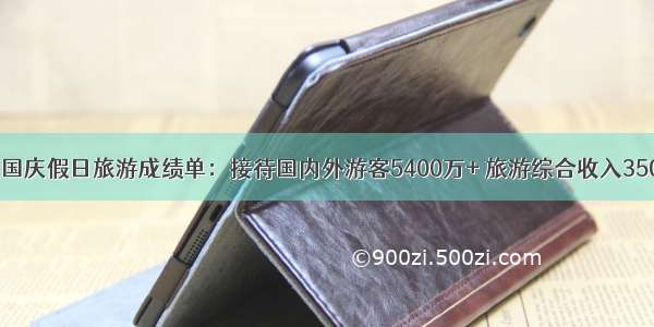 山西国庆假日旅游成绩单：接待国内外游客5400万+ 旅游综合收入350亿+