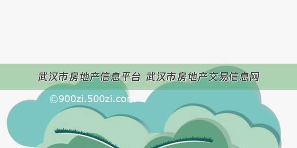 武汉市房地产信息平台 武汉市房地产交易信息网