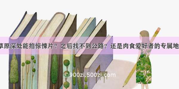 草原深处能拍惊悚片？之后找不到公路？还是肉食爱好者的专属地？