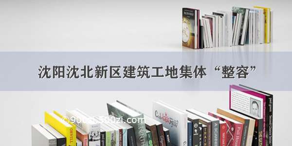 沈阳沈北新区建筑工地集体“整容”