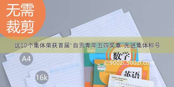 这10个集体荣获首届“自贡青年五四奖章”先进集体称号