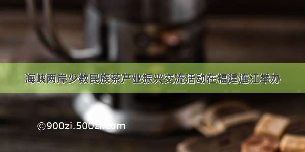 海峡两岸少数民族茶产业振兴交流活动在福建连江举办