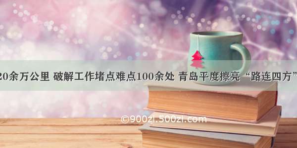 累计巡路20余万公里 破解工作堵点难点100余处 青岛平度擦亮“路连四方”党建品牌