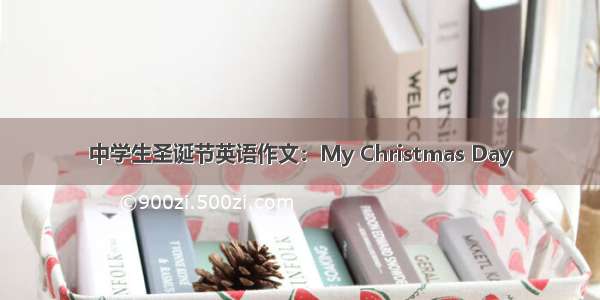 中学生圣诞节英语作文：My Christmas Day