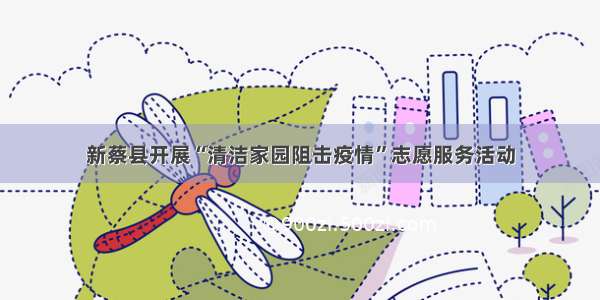 新蔡县开展“清洁家园阻击疫情”志愿服务活动