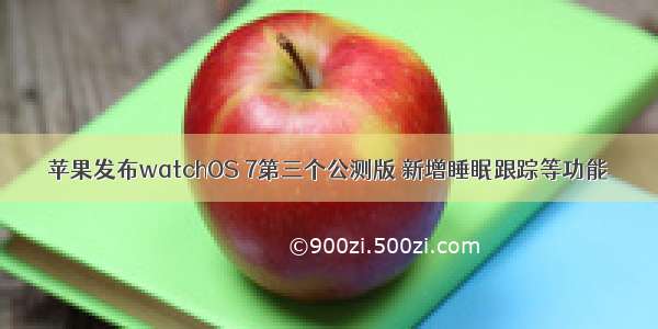 苹果发布watchOS 7第三个公测版 新增睡眠跟踪等功能