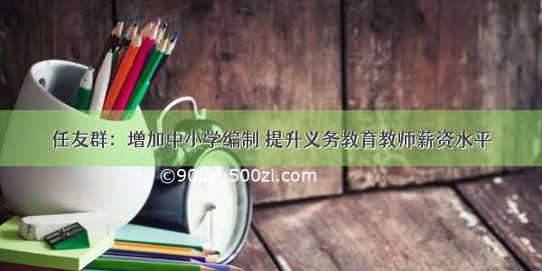 任友群：增加中小学编制 提升义务教育教师薪资水平