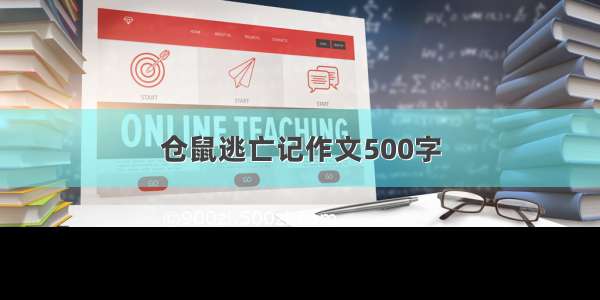 仓鼠逃亡记作文500字