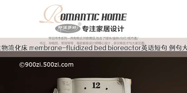 膜生物流化床 membrane-fluidized bed bioreactor英语短句 例句大全