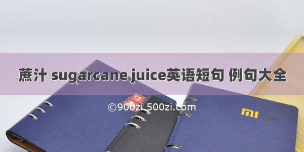 蔗汁 sugarcane juice英语短句 例句大全