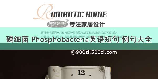 磷细菌 Phosphobacteria英语短句 例句大全