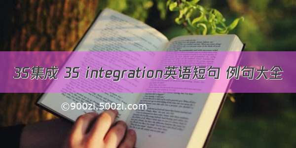 3S集成 3S integration英语短句 例句大全