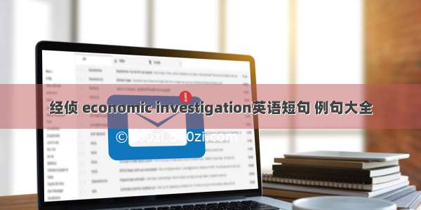 经侦 economic investigation英语短句 例句大全