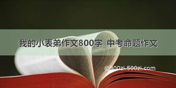 我的小表弟作文800字_中考命题作文