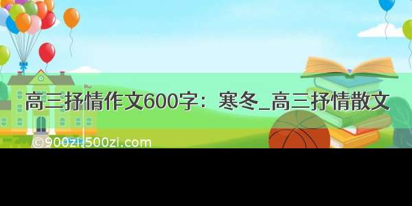 高三抒情作文600字：寒冬_高三抒情散文