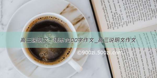 高三说明文：硬币1000字作文_高三说明文作文