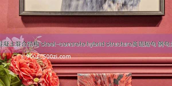 钢-混凝土混合结构 steel-concrete hybrid structure英语短句 例句大全