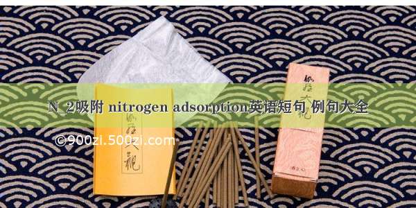 N_2吸附 nitrogen adsorption英语短句 例句大全